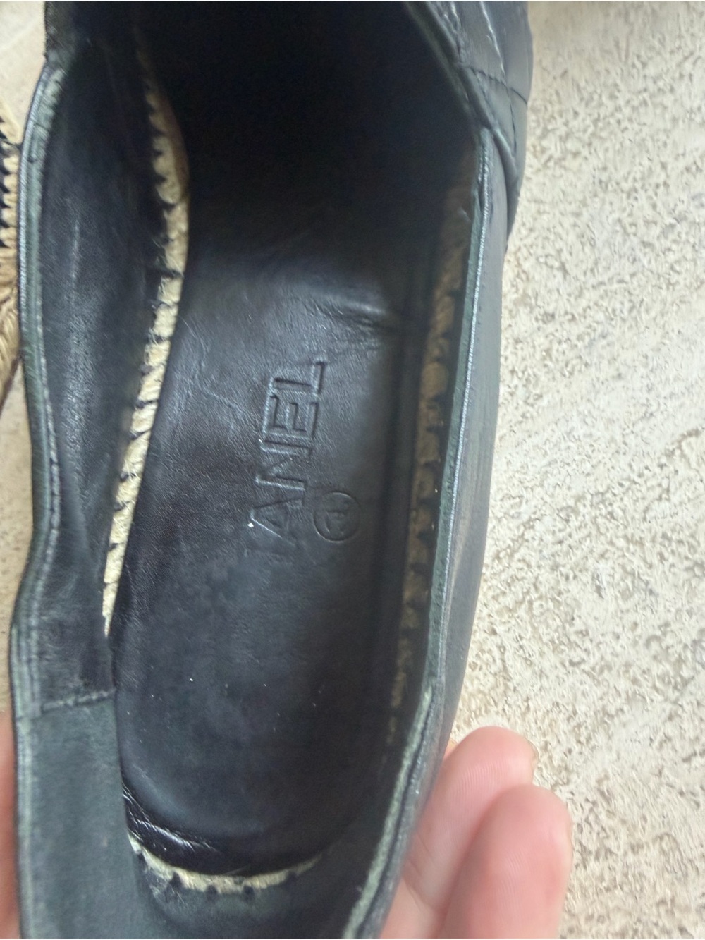 CHANEL Black Quilted Leather Espadrille Flats with CC Logo - Picture 3 of 16